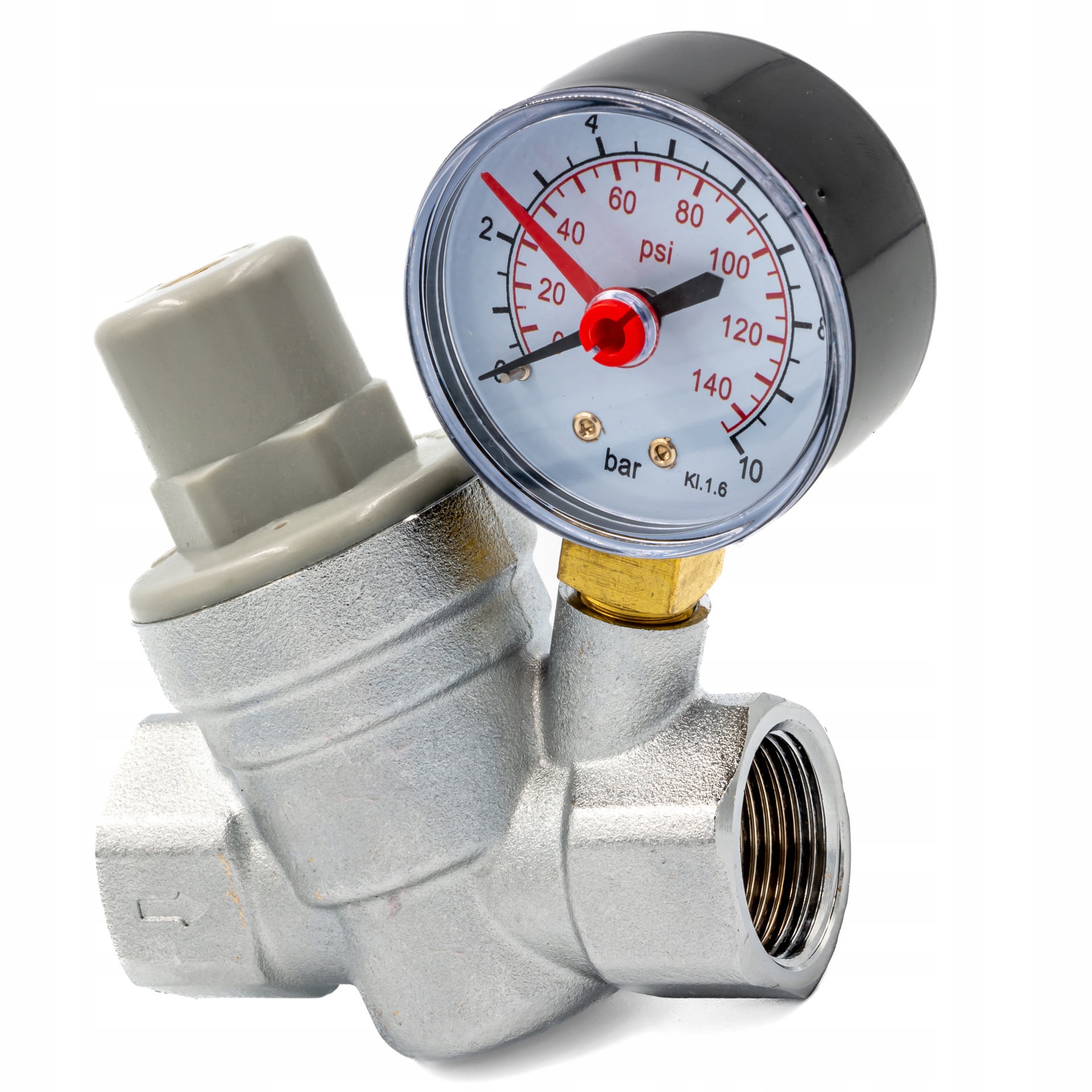 

Reduktor ciśnienia 1/2" z manometrem 10 Bar