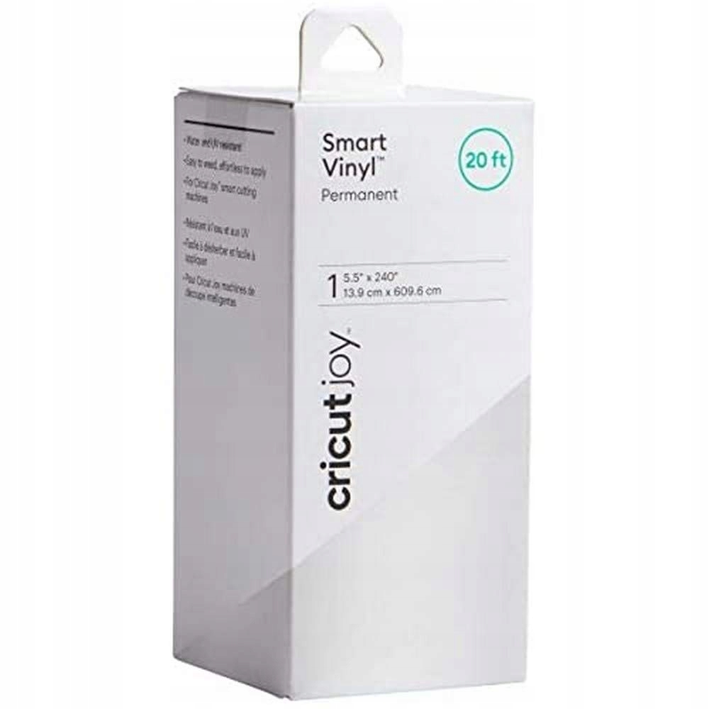 Cricut Joy Smart Vinyl Permanent, biały, 6,1 m,
