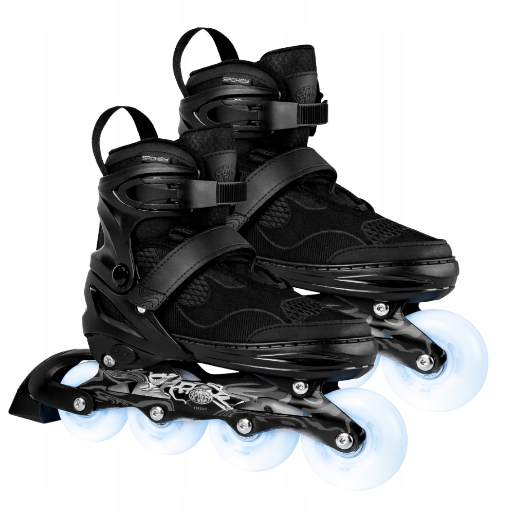 Brusle 2v1 s regulací Kolečkové Brusle Rekreační Pro Mládež svítící Led kolečka