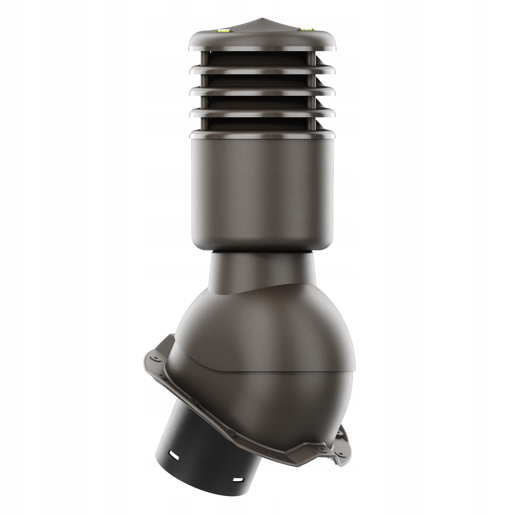 větrací komín Izolovaný Smart fi125 Trapez T18 Tmavě Hnědý 8019