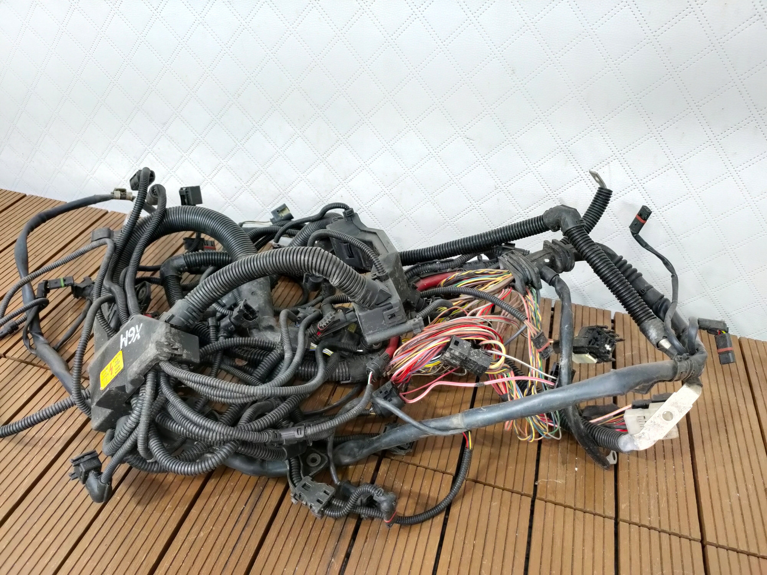BMW X6M X5M E70 E71 4.4i S63B44 bundle motor wiring 7592642 OE