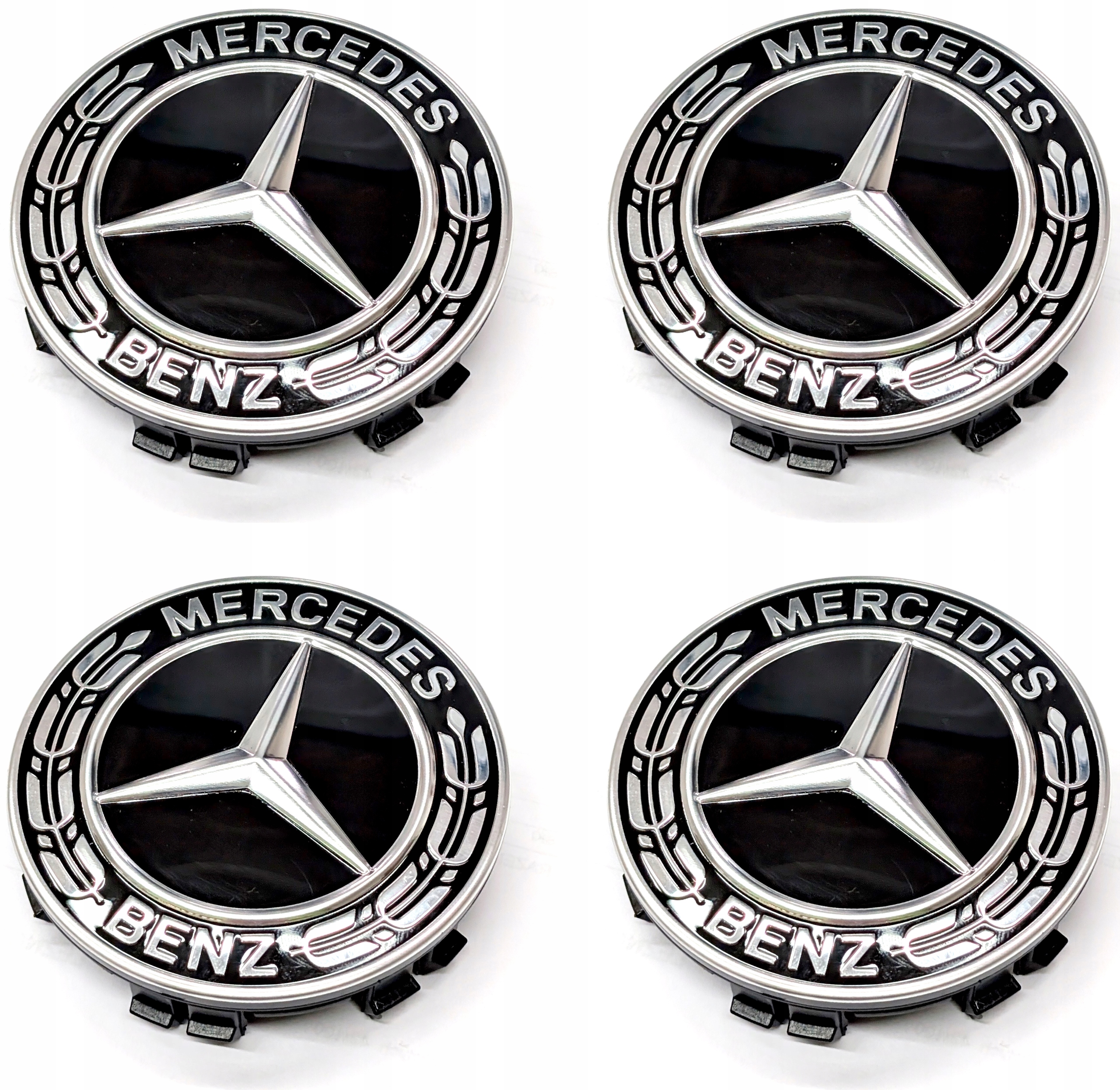 4x Nový originálny kryt krytu Dekiel Mercedes 75 mm A2224002200
