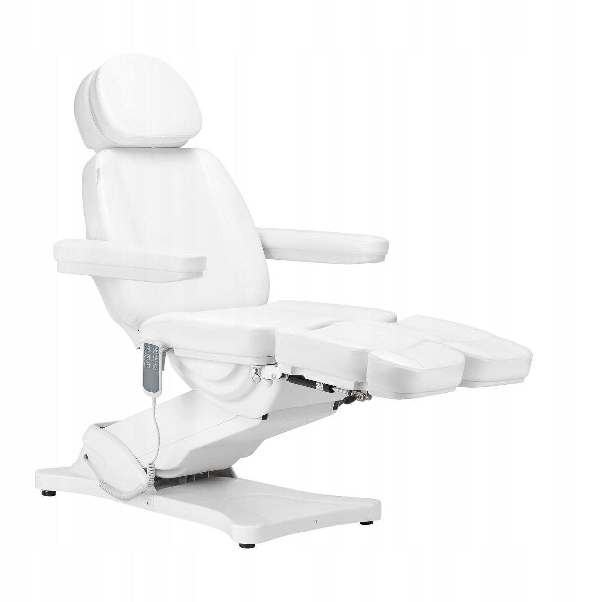 Elektrické kosmetické křeslo Sillon Classic 3 motory s kolébkou pedi bílé