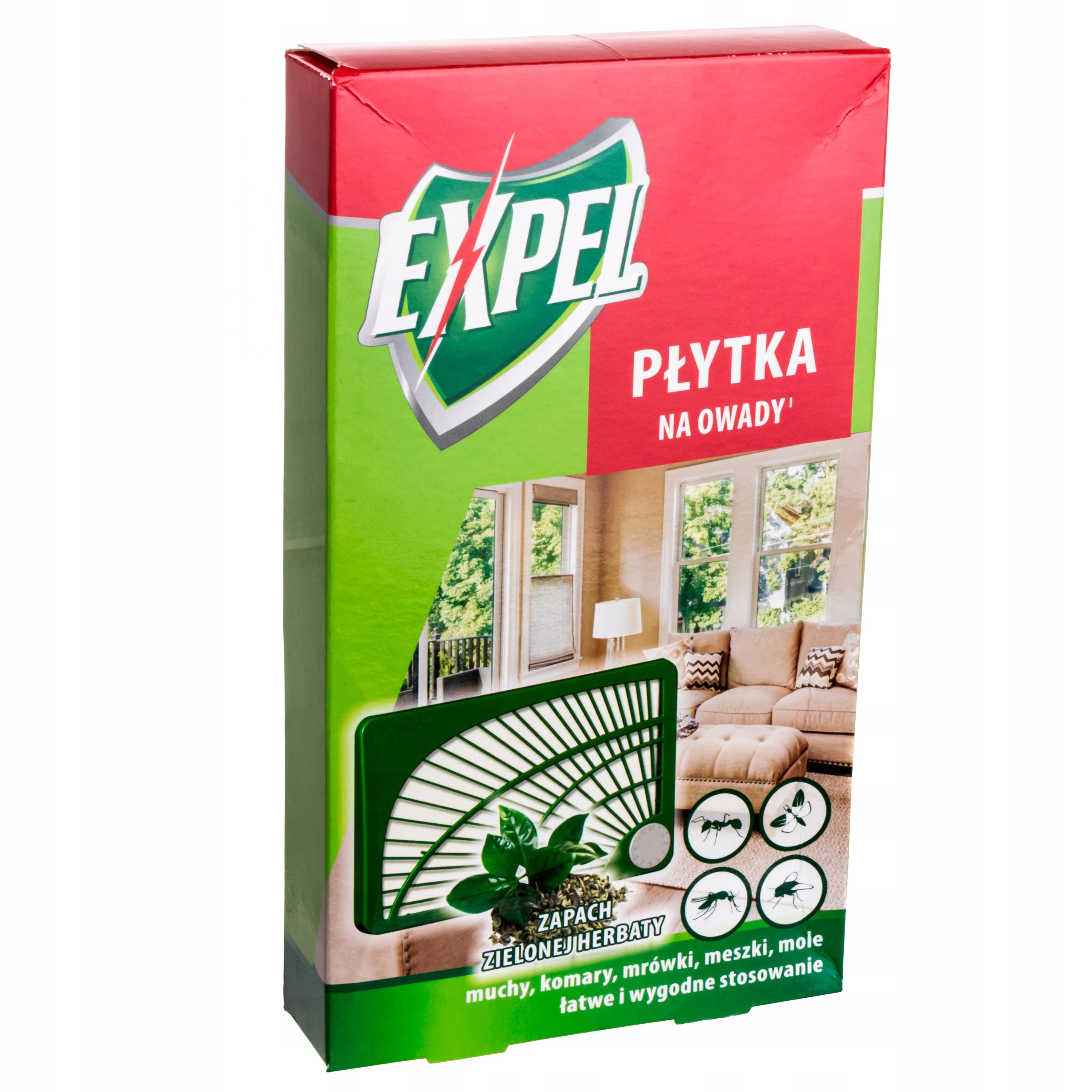 

Płytka Na Owady Muchy Komary Mrówki Meszki Mole