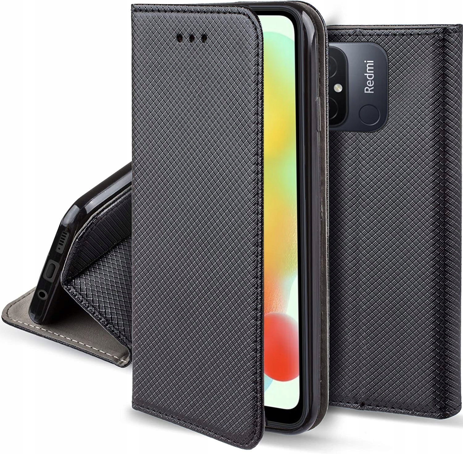 

Etui do Xiaomi Redmi 12C Smart Magnet +szkło 9H
