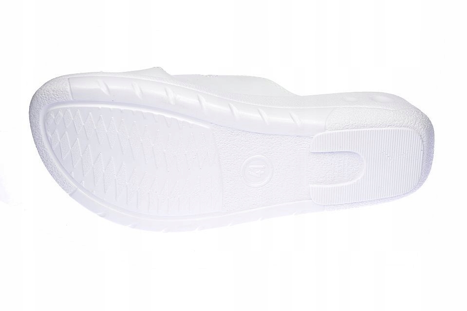 FAKIRKI DAMSKIE KLAPKI MASUJĄCE PROFILAKTYCZNE BIAŁE FP- 03 rozm. 39 Wysokość obcasa/platformy 4 cm