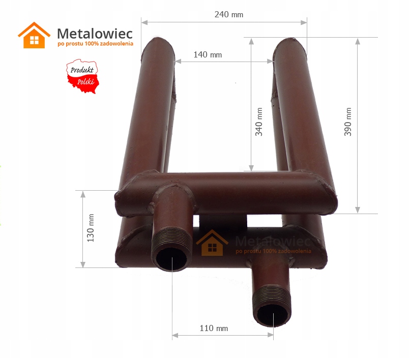 Wężownica do KUCHNI, PIECA Podkowa PRAWA Marka inna
