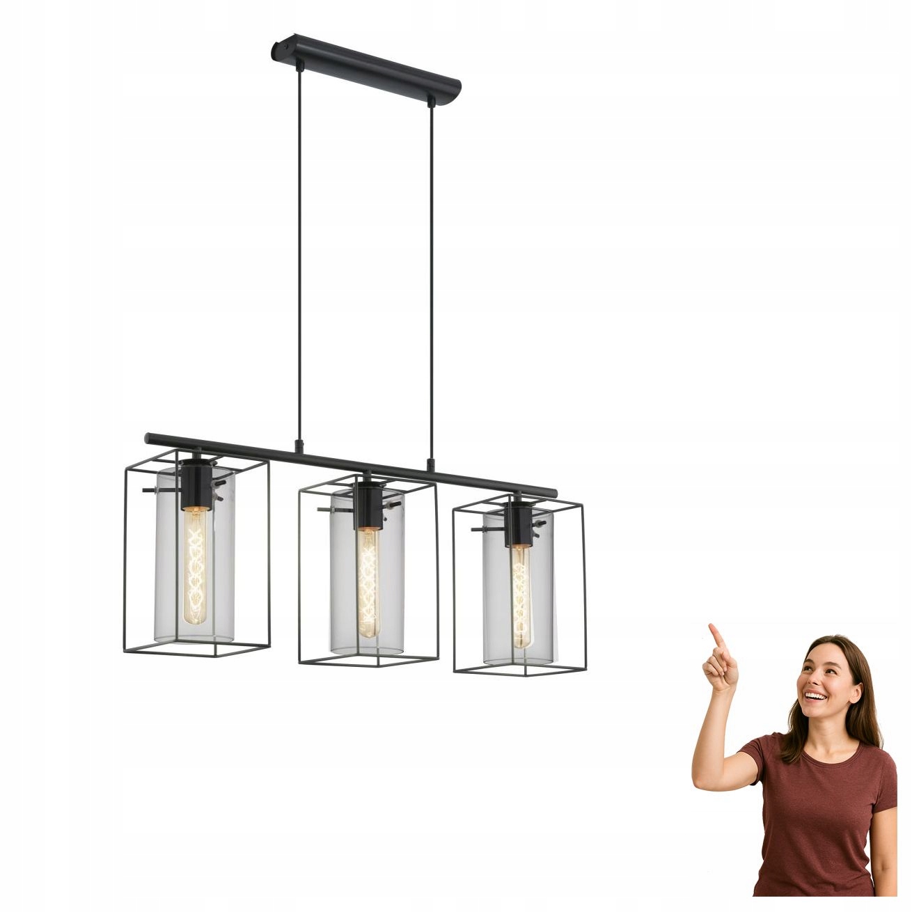 Závesná lampa Loncino 49496 Eglo