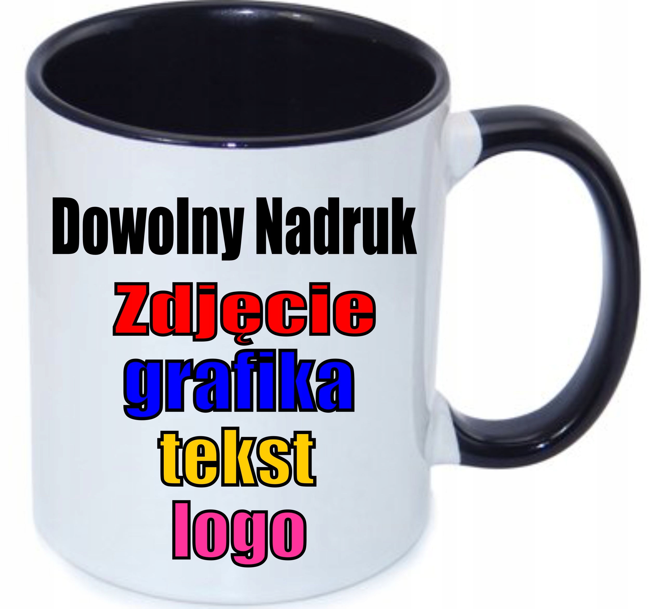 

Foto Kubek Z Nadrukiem Zdjęciem Dowolną Grafiką