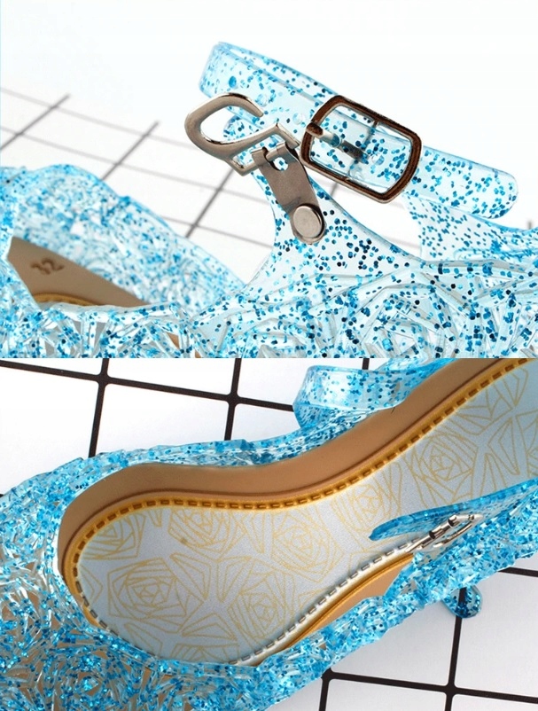 BUTY LODOWE BALETKI SANDAŁKI PANTOFELKI KSIĘŻNICZKI STRÓJ ELZA ELSA 30 Bohater / Bajka Inny