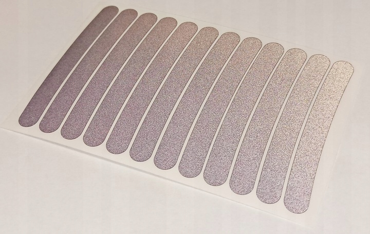 NAKLEJKI ODBLASKOWE NA KOŁO ROWER MOTOCYKL ODBLASK Szerokość 8 mm