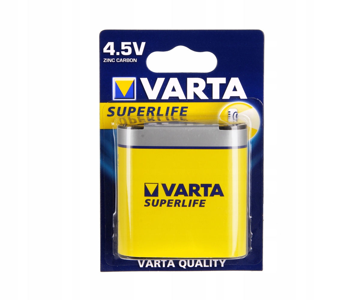 

Bateria 3R12P Varta Superlife 4,5V cynkowo-węglowa