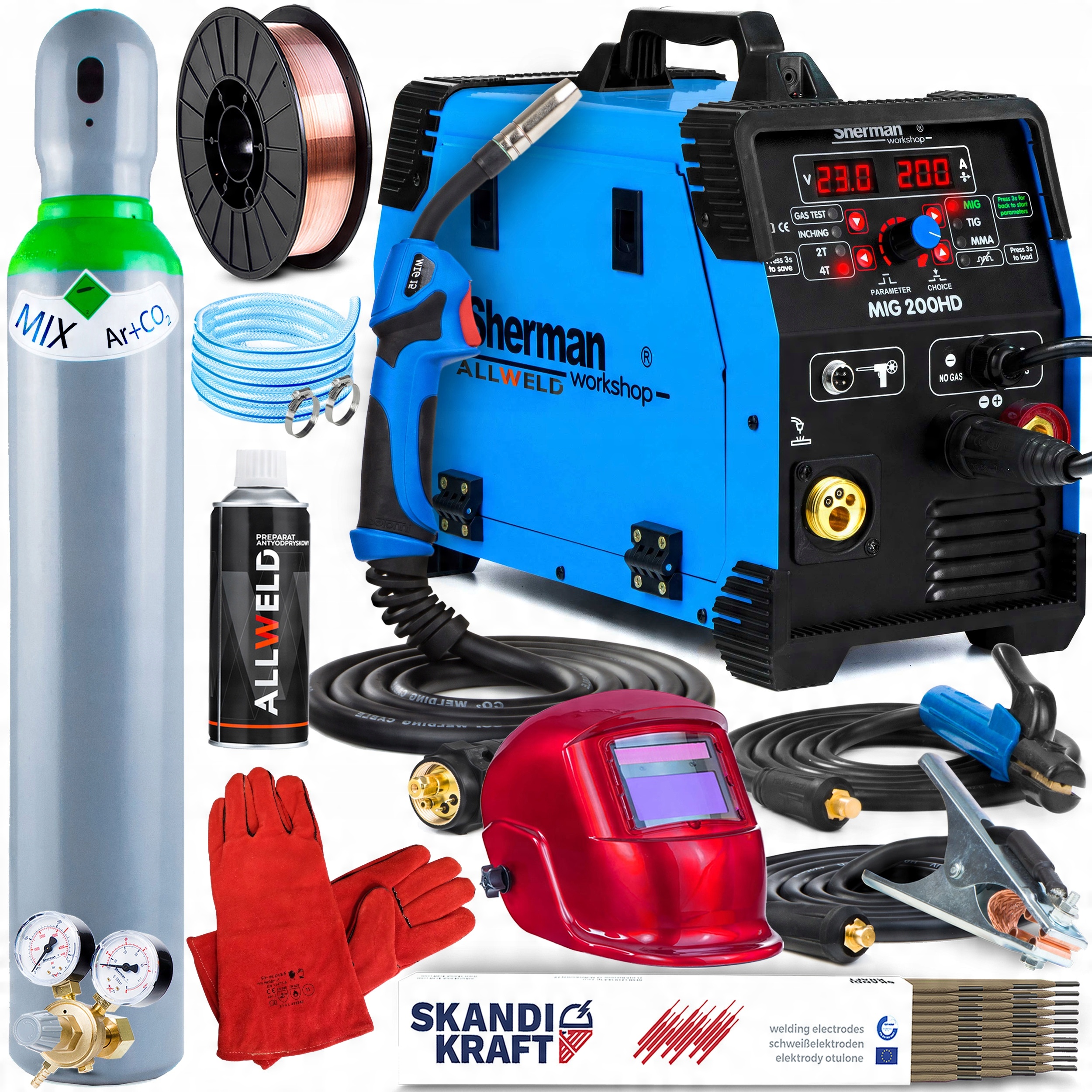 

Spawarka Migomat Mig Mag Mma Tig Sherman Synergia