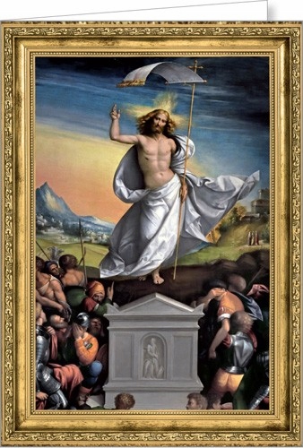 

Kartka na Wielkanoc reprodukcja pusta lux RRWBT7