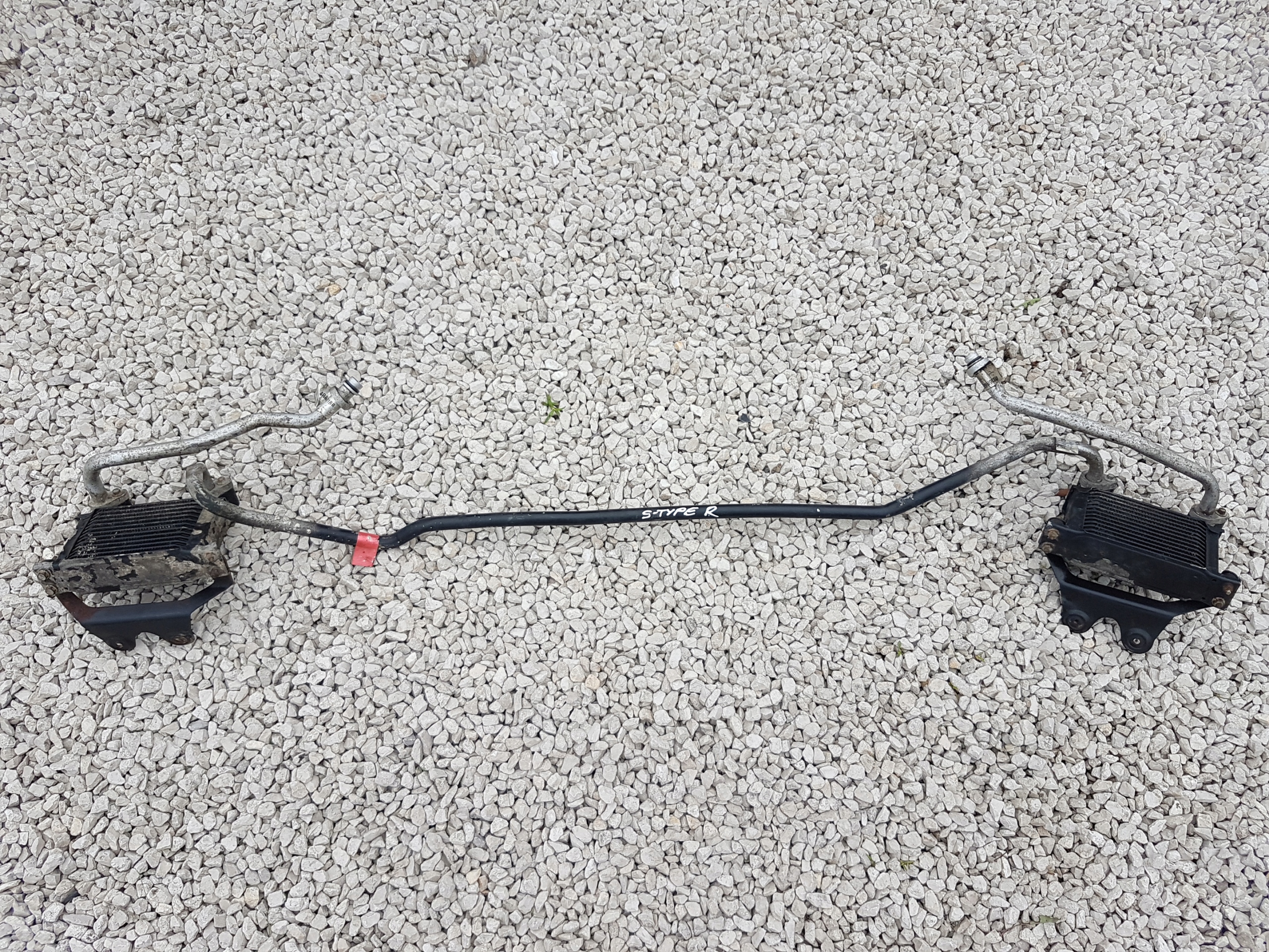 CHŁODNICA OLEJU PRZEWODY JAGUAR S-TYPE R 4.2 V8 SC