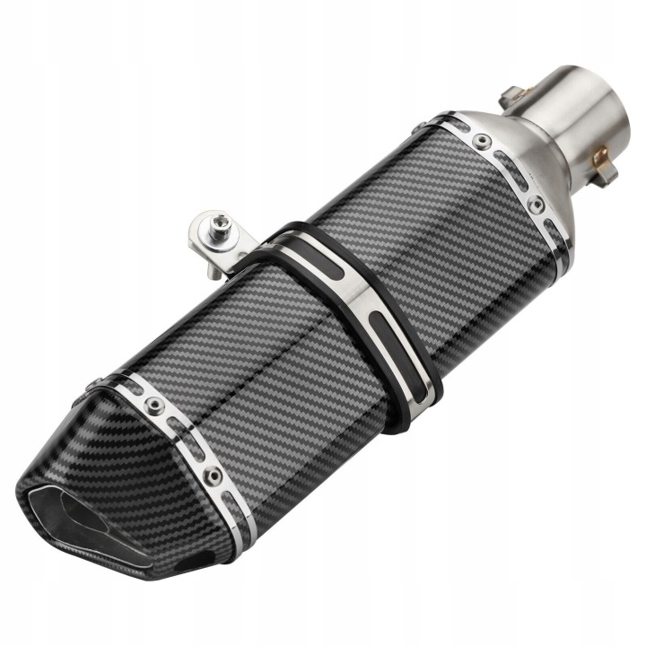 Tłumik RacePro uniwersalny carbon 370 mm średnica 51 mm
