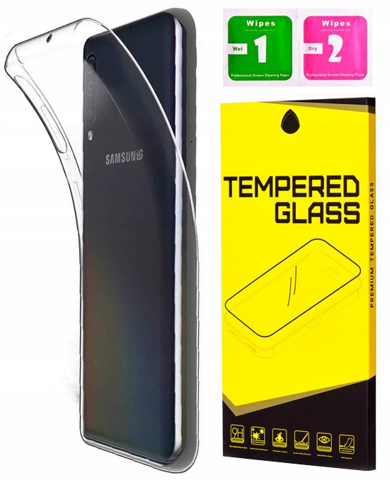 

Etui Silikon Do Samsung Galaxy A50 Szkło 9H