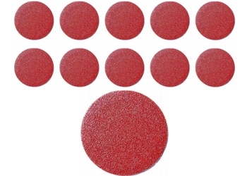 Papier Ścierny Krążki Rzep 125MM P180 Zestaw 10 Sztuk