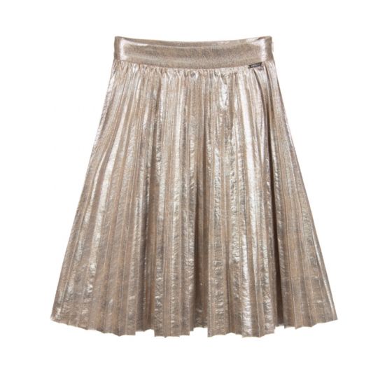 GUESS ZŁOTA PLISOWANA SPÓDNICA (14L)