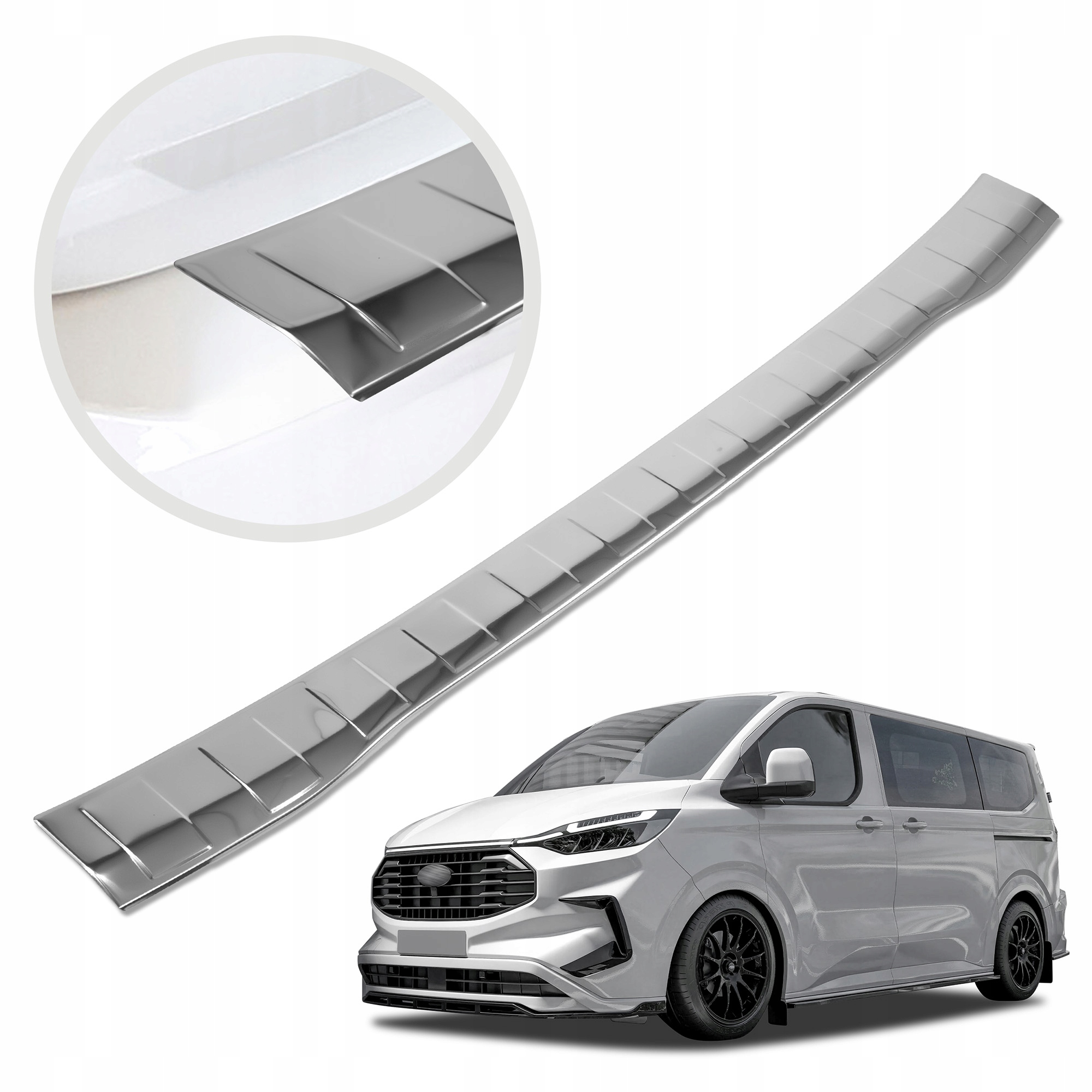 Ochranná lišta na zadný nárazník pre Ford Tourneo Custom II 2023-