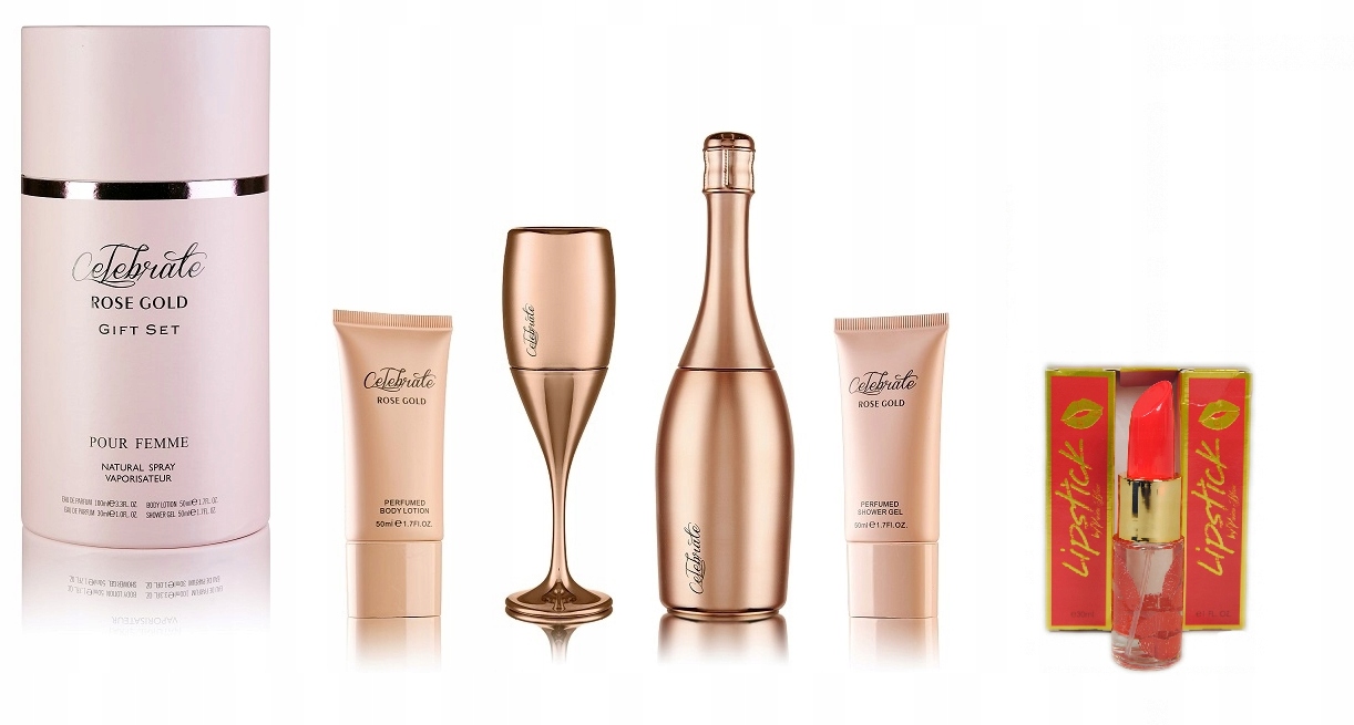 Sellion Celebrate Rose Gold dámská sada 5 kusů parfémová voda 30 ml