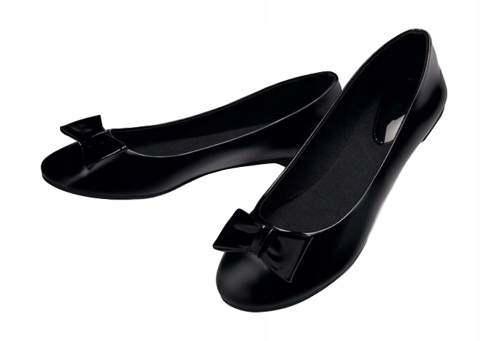 

Buty Damskie baleriny kokardka lakierowane *38