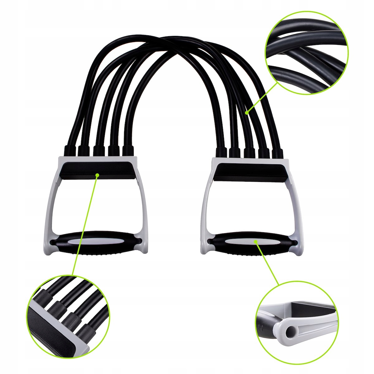 EKSPANDER DO ĆWICZEŃ GUMOWY 5 SPRĘŻYN EXPANDER Marka inna