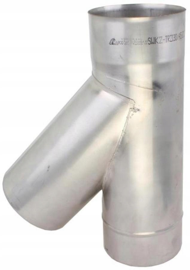 Y-kus Ø160 45° 1 mm, žiaruvzdorná nerez