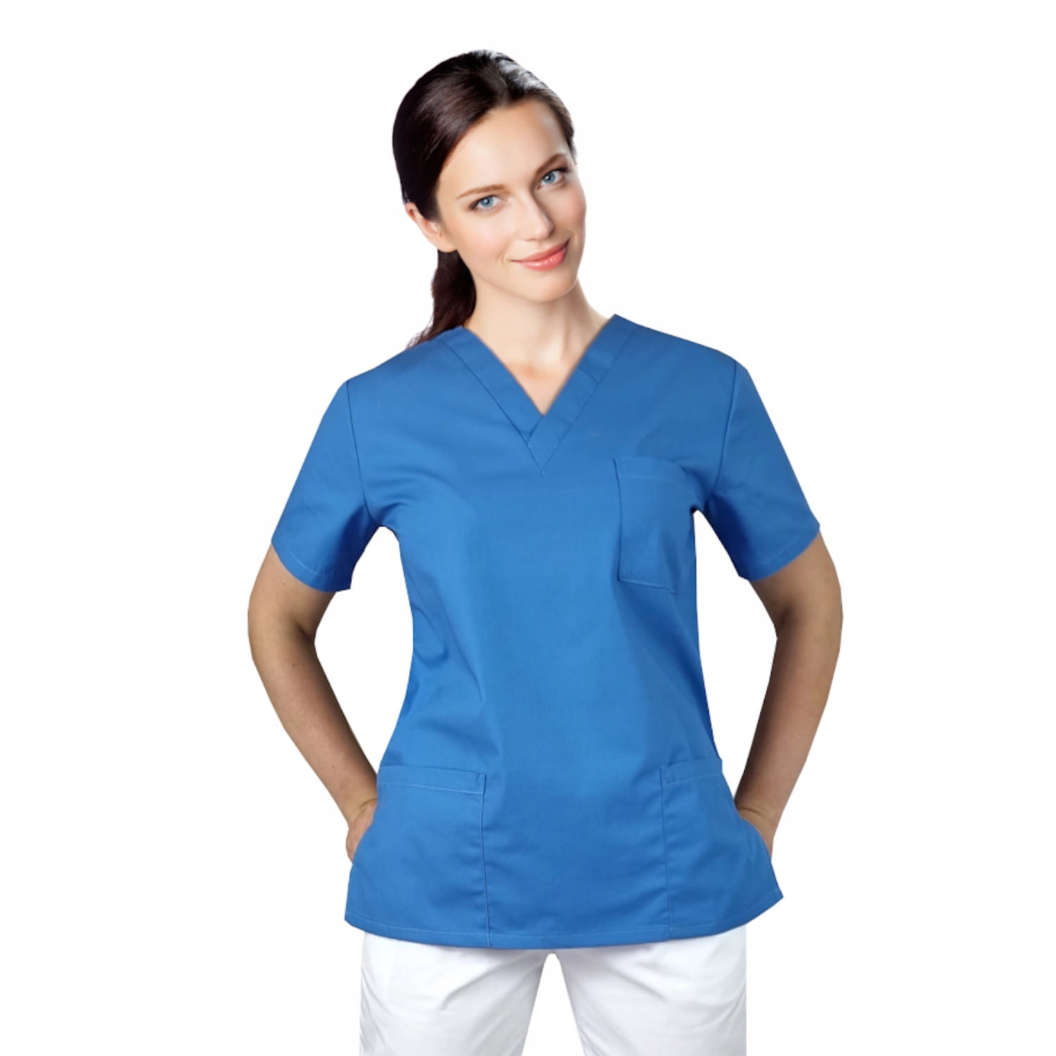 

Bluza chirurgiczna damska medyczna J.niebieska r.M