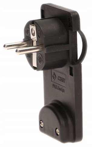 ULTRA PŁASKA WTYCZKA ZA MEBLAMI UCHWYT ROZBIERANA