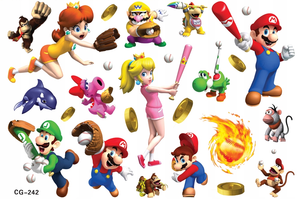 

Tatuaż zmywalny dla dzieci Mario CG242
