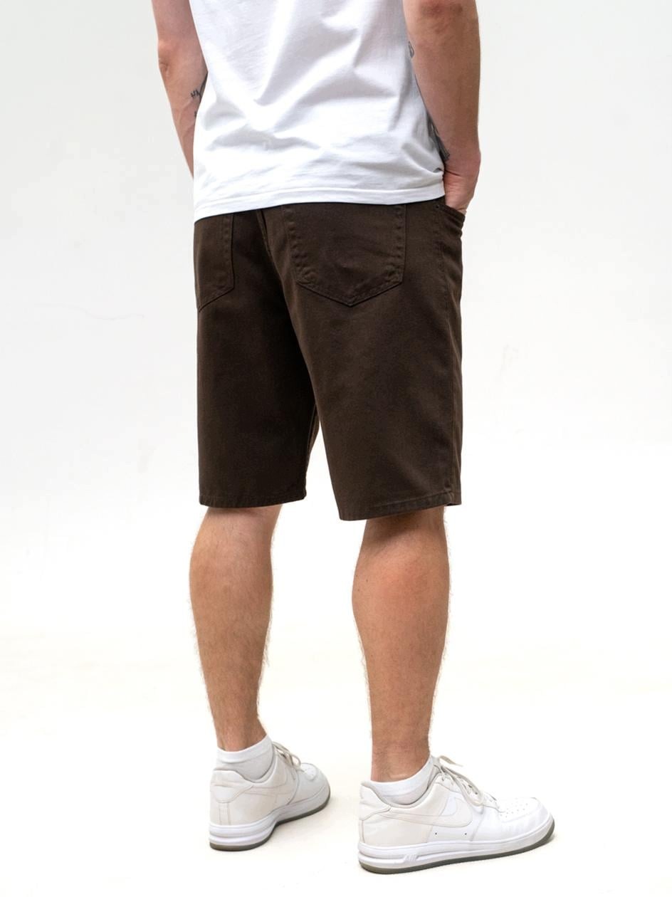 Kraťasy Hnědé i8 Denim Regular Straight 34
