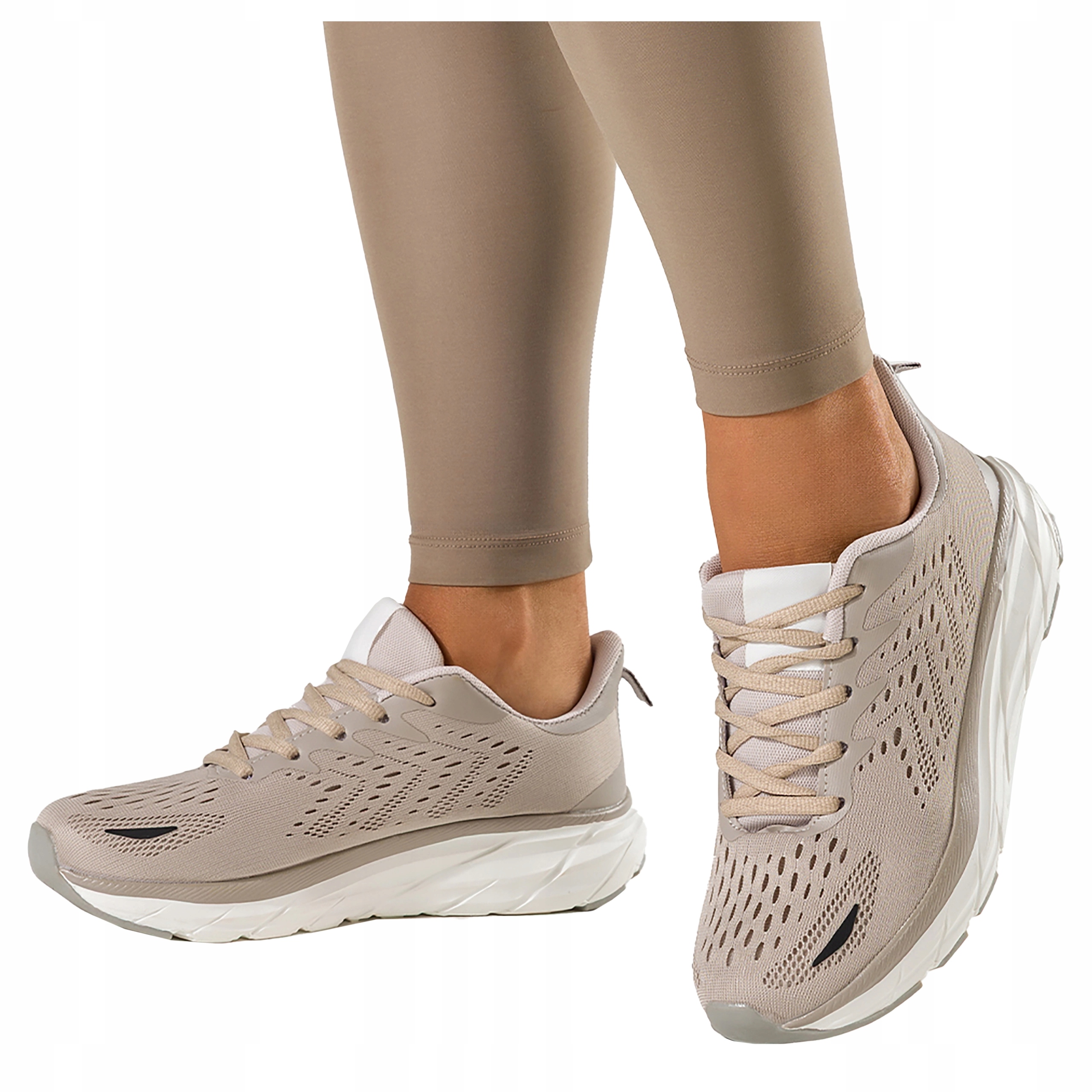 Dámské tenisky Sportovní Béžové Lehké Pohodlné Na Platformě velikost 41