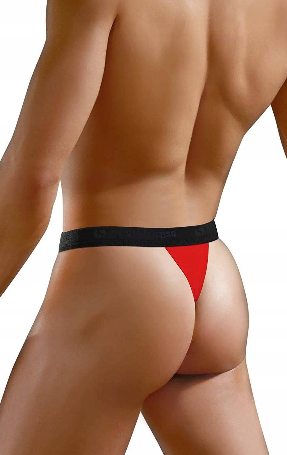 STRINGI MAJTKI MĘSKIE bawełniane z odkrytą gumą Tiger *XXL Kod producenta STM01