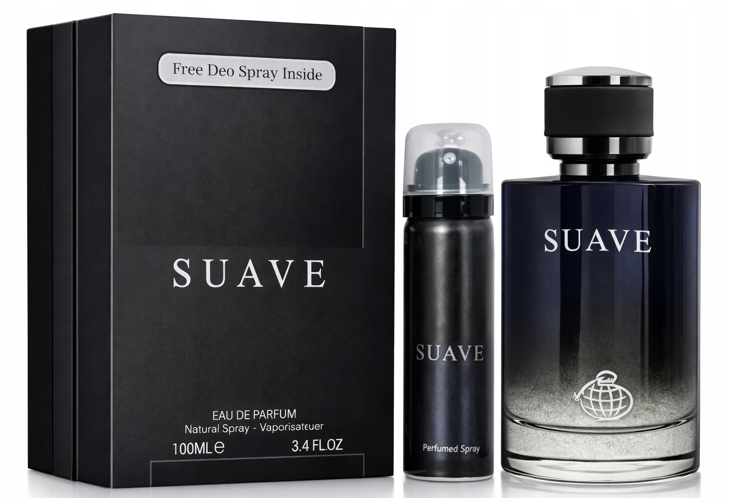 Oryginalne Perfumy Arabskie Fragrance World Suave 100ml+Deo Gratis!