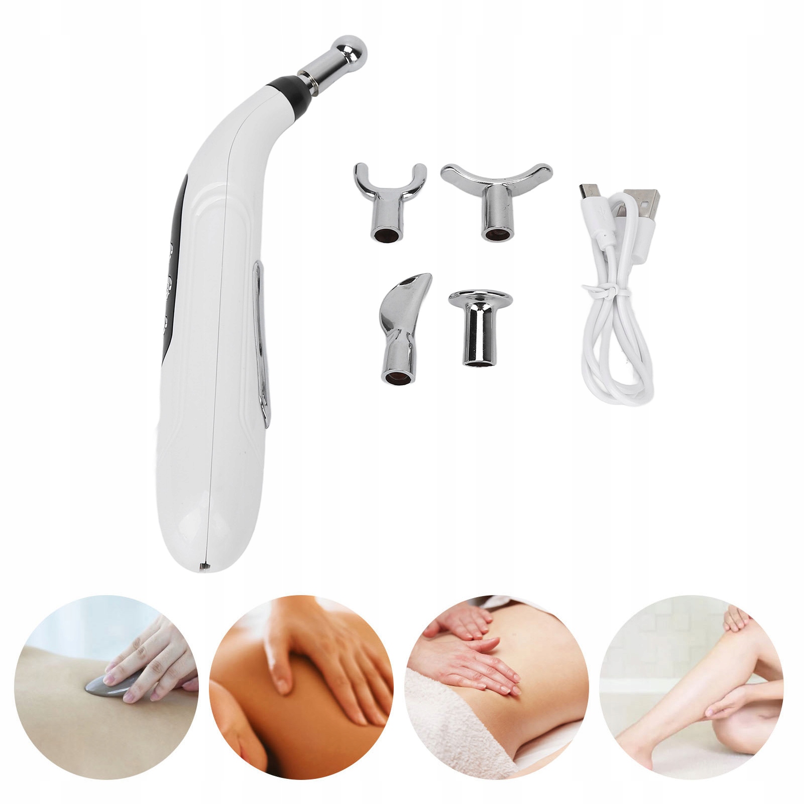 DŁUGOPIS DO AKUPUNKTURY ELEKTROSTYMULACJA MASAŻE Rodzaj masażer