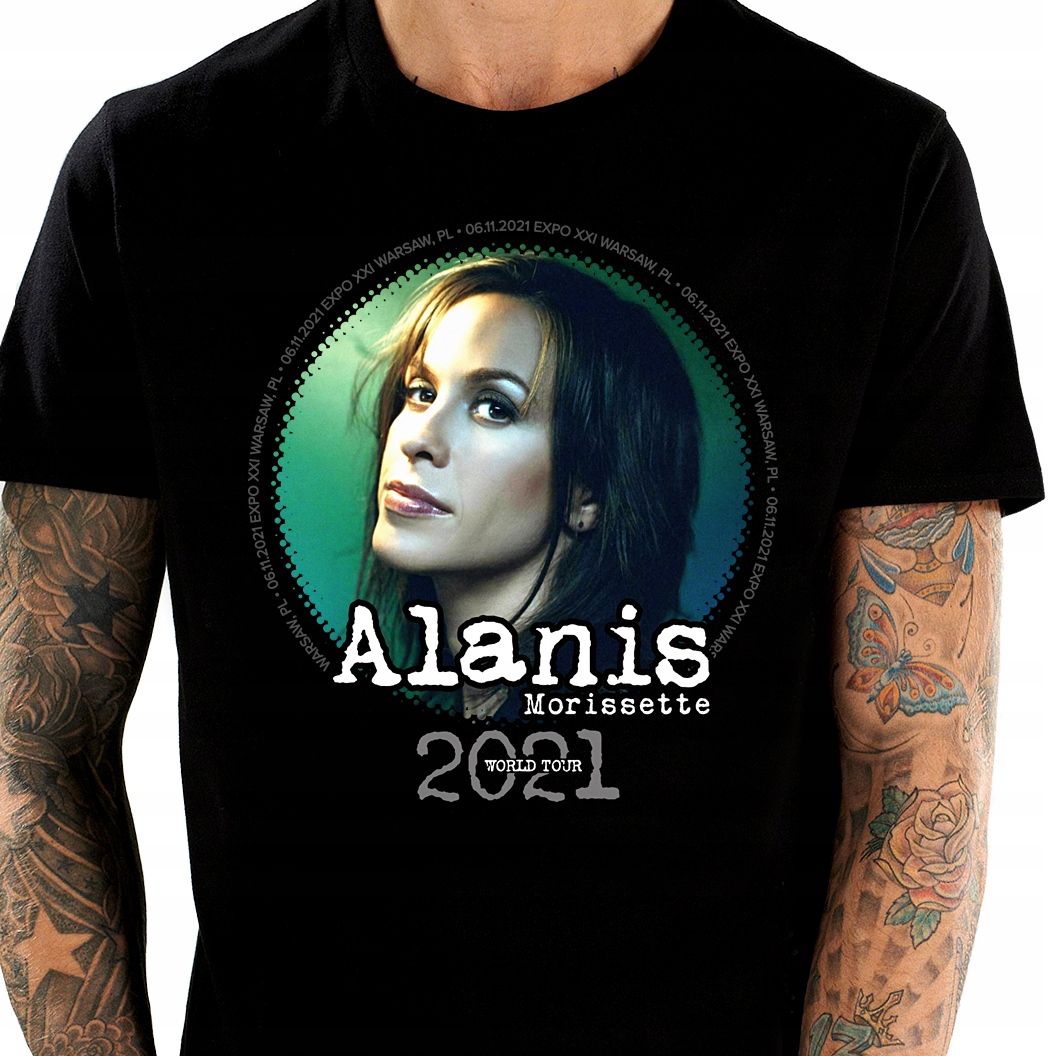 

Alanis Morissette Tour 2021 Koszulka Męska XL