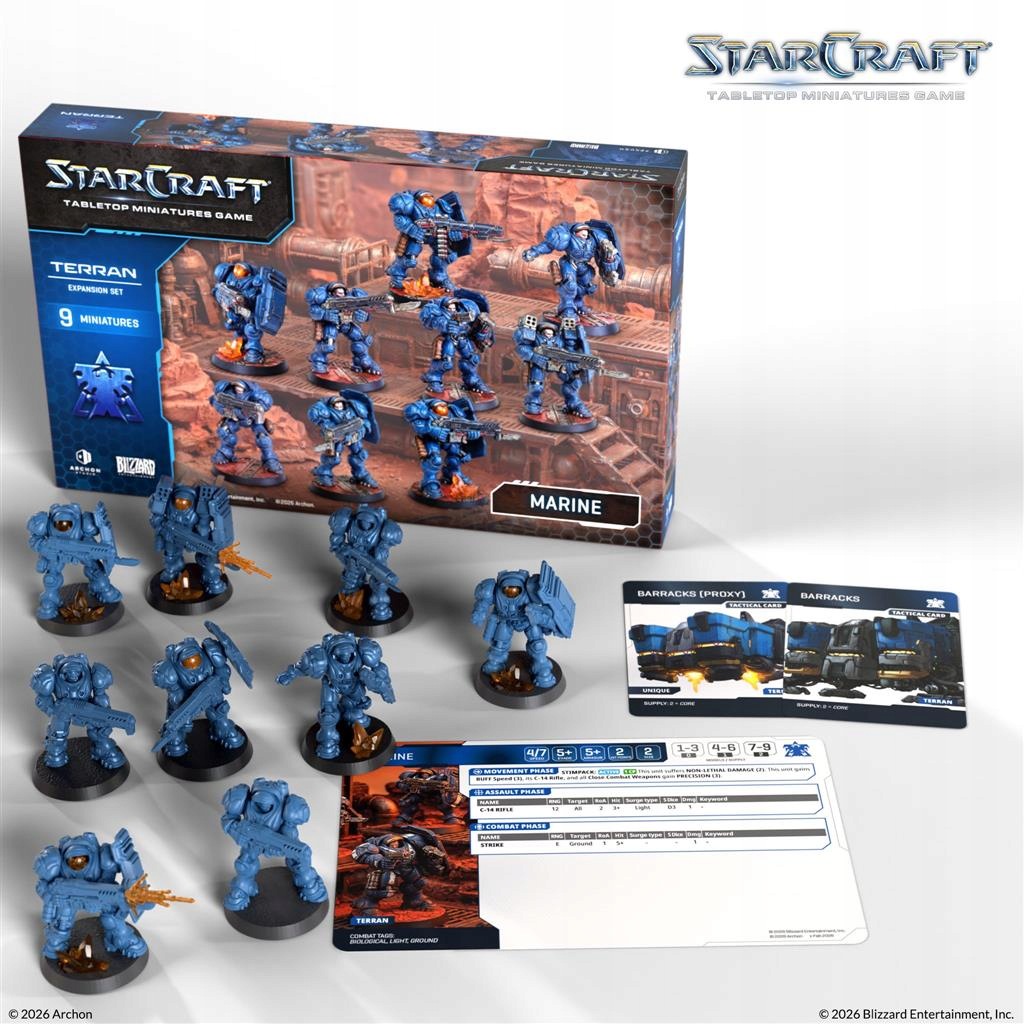 StarCraft The Miniatures Game Marine Terran Expansion Set