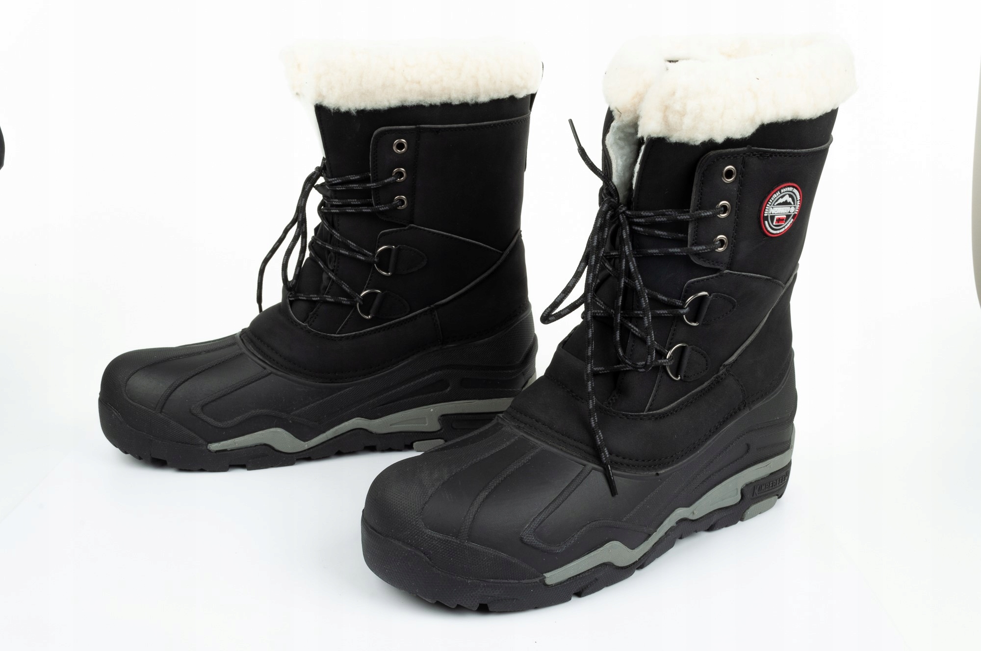 Buty Śniegowce Geographical Norway [CARL BLACK] Wysokość wysokie