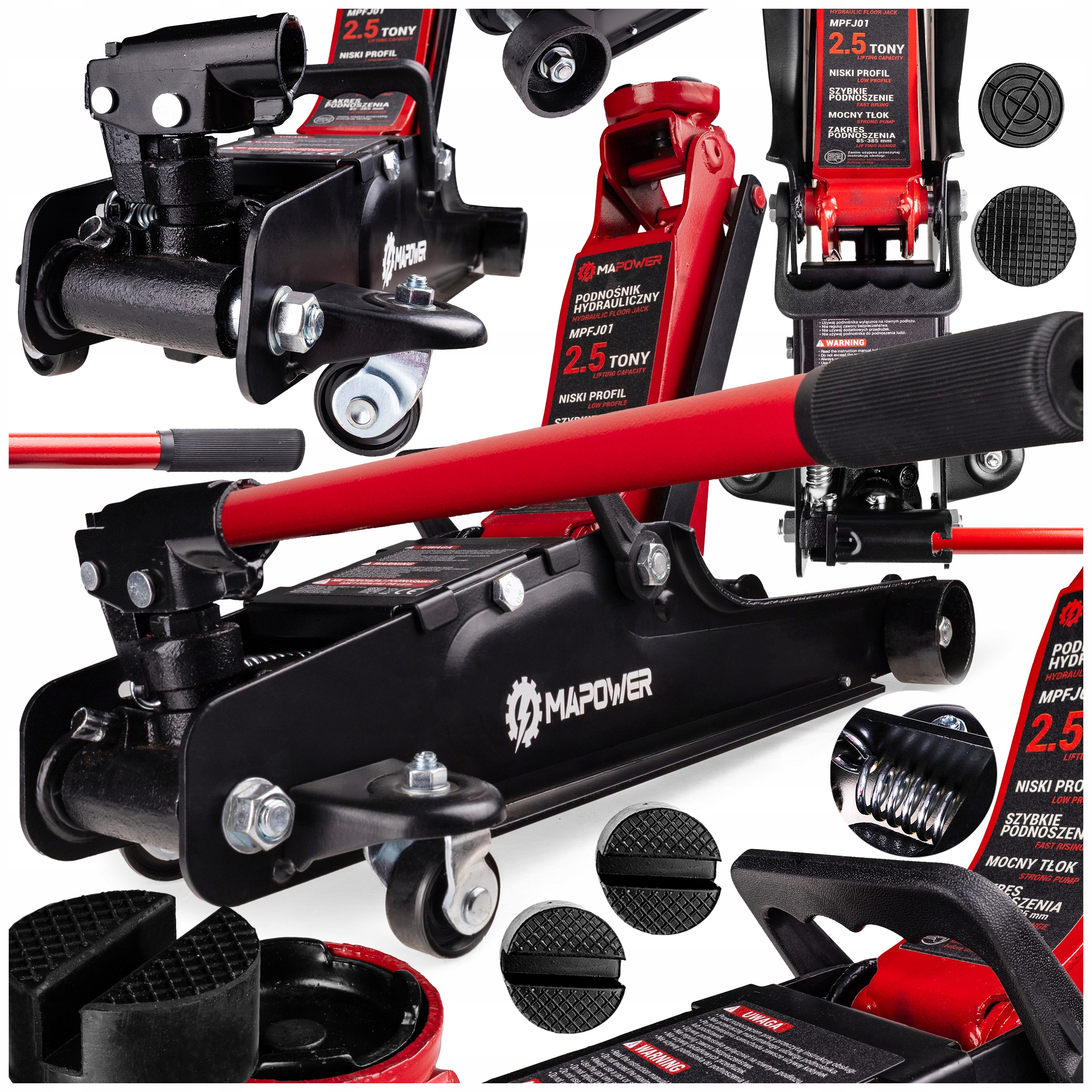 Hever Do Auta Žába Hydraulický Nízkoprofilový Zvedák <2.5T> Silný