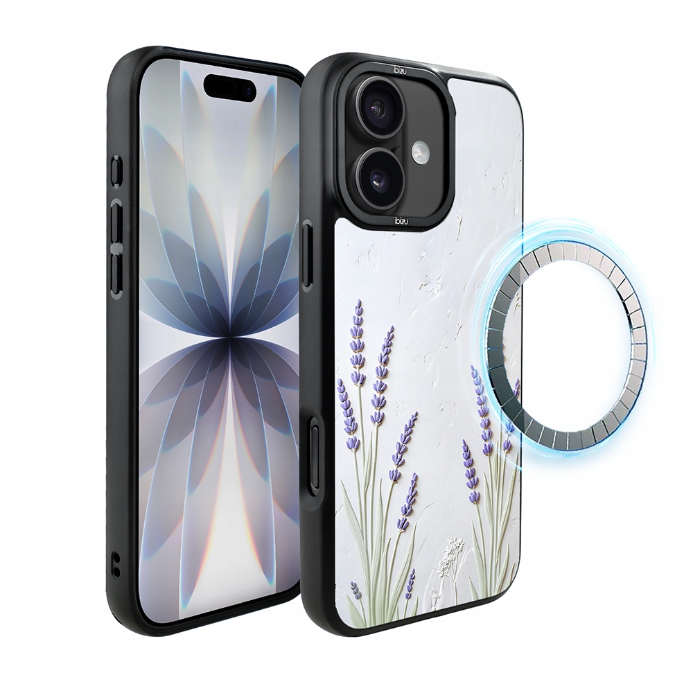 Pouzdro pro iPhone 17 Ibizu DropGuard Matt s MagSafe, provensálská levandule