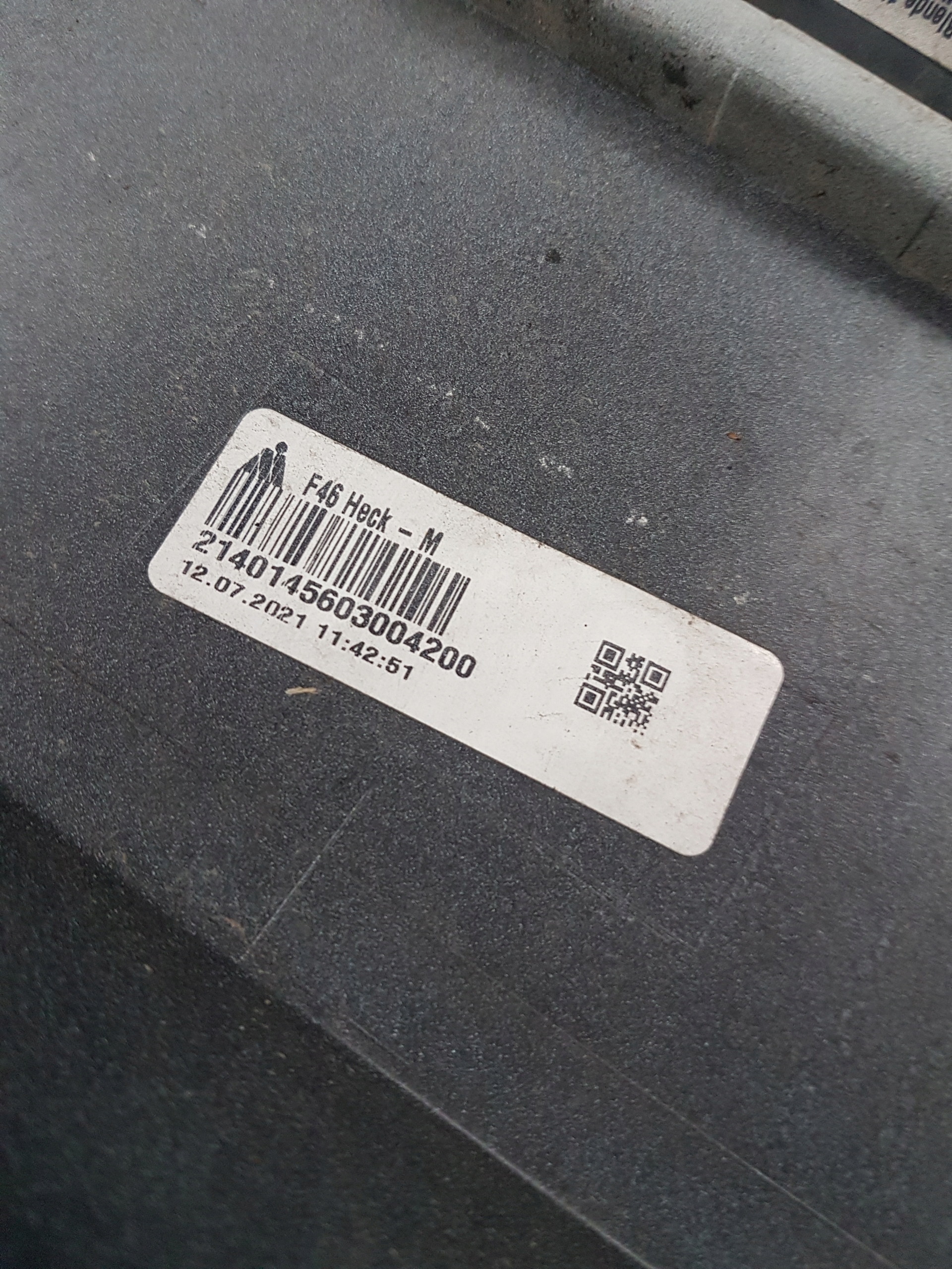 bumper rear BMW SERIA 2 F46 LCI m-packet