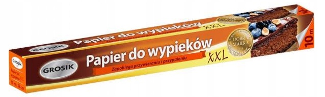 GROSIK PAPIER D/WYPIEKÓW XXL 35CM 10M Długość 1000 cm