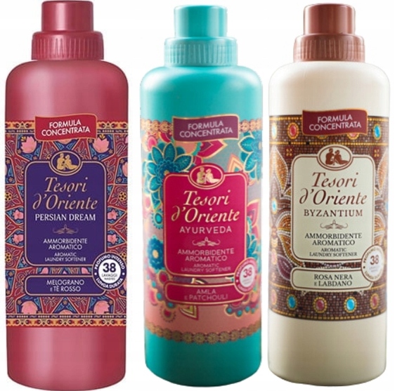 Levně Tesori d'Oriente Sada 3 italských aviváží 760 ml Pab