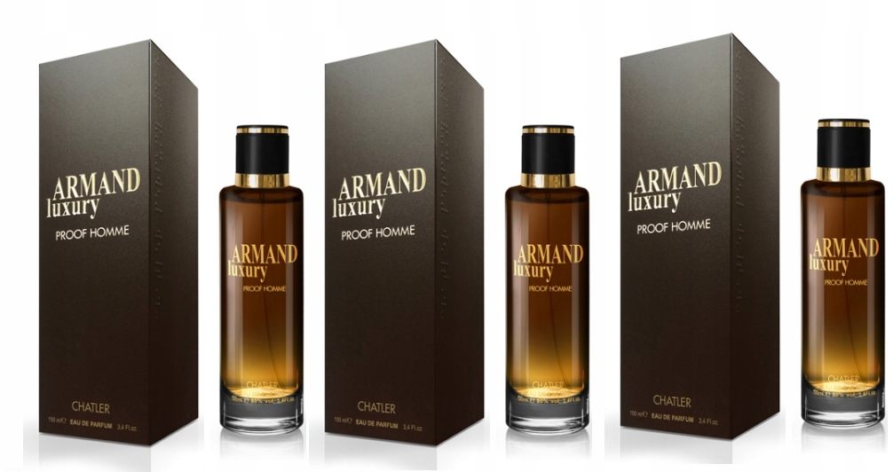 Armand Luxury Proof Homme 3x100ml pánská parfémovaná voda