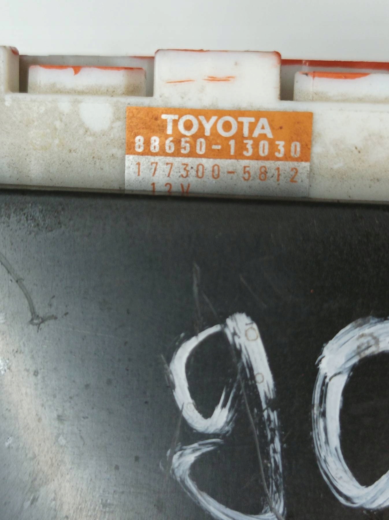 PANEL air conditioning devices does not have PRZYCISKU 88650-13030 Toyota Corolla IX (2000-2006)