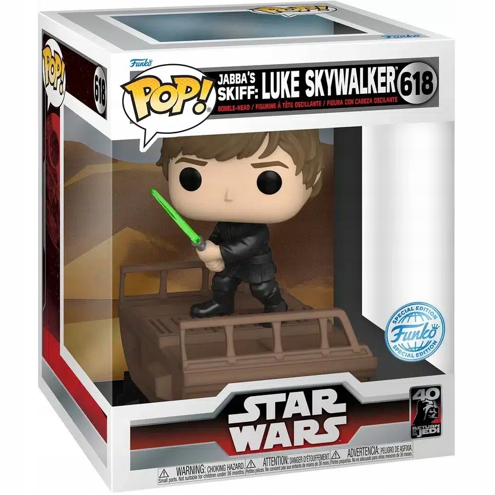 Funko Pop: Deluxe: Jabba's Skiff Luke Skywalker
