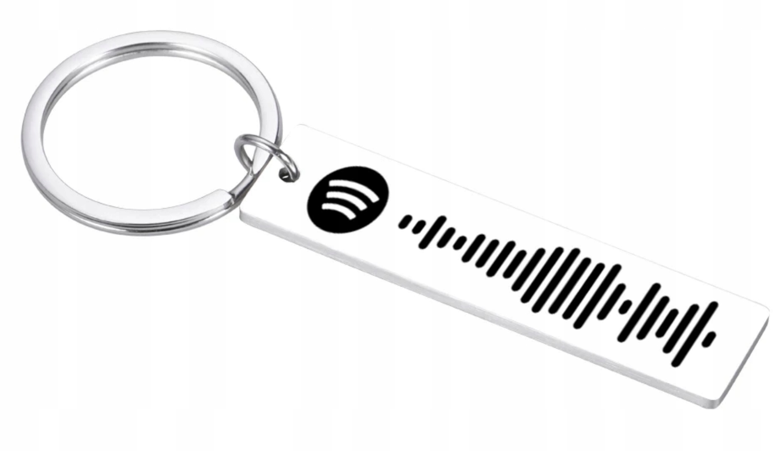 BRELOK DO KLUCZY - SPOTIFY CODE, STAL NIERDZEWNA