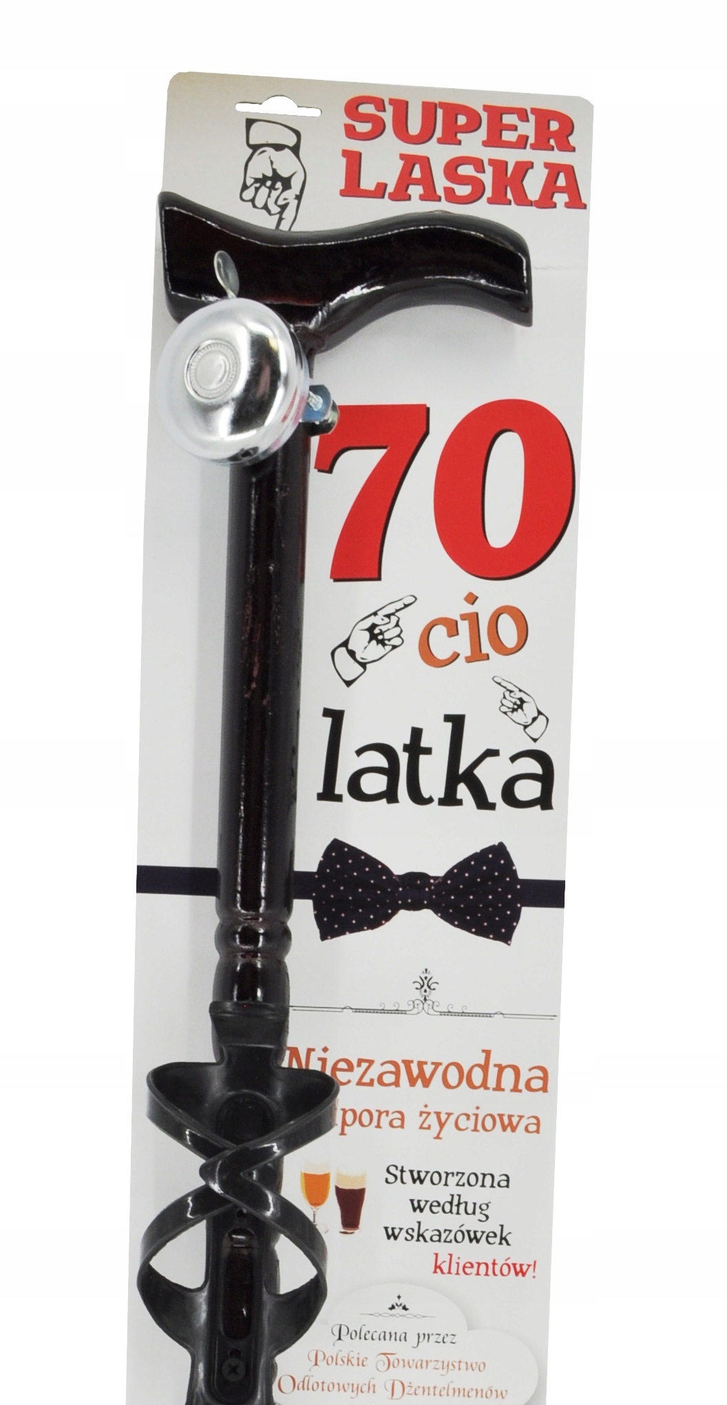 

Laska 70 urodziny z dzwonkiem 95 cm