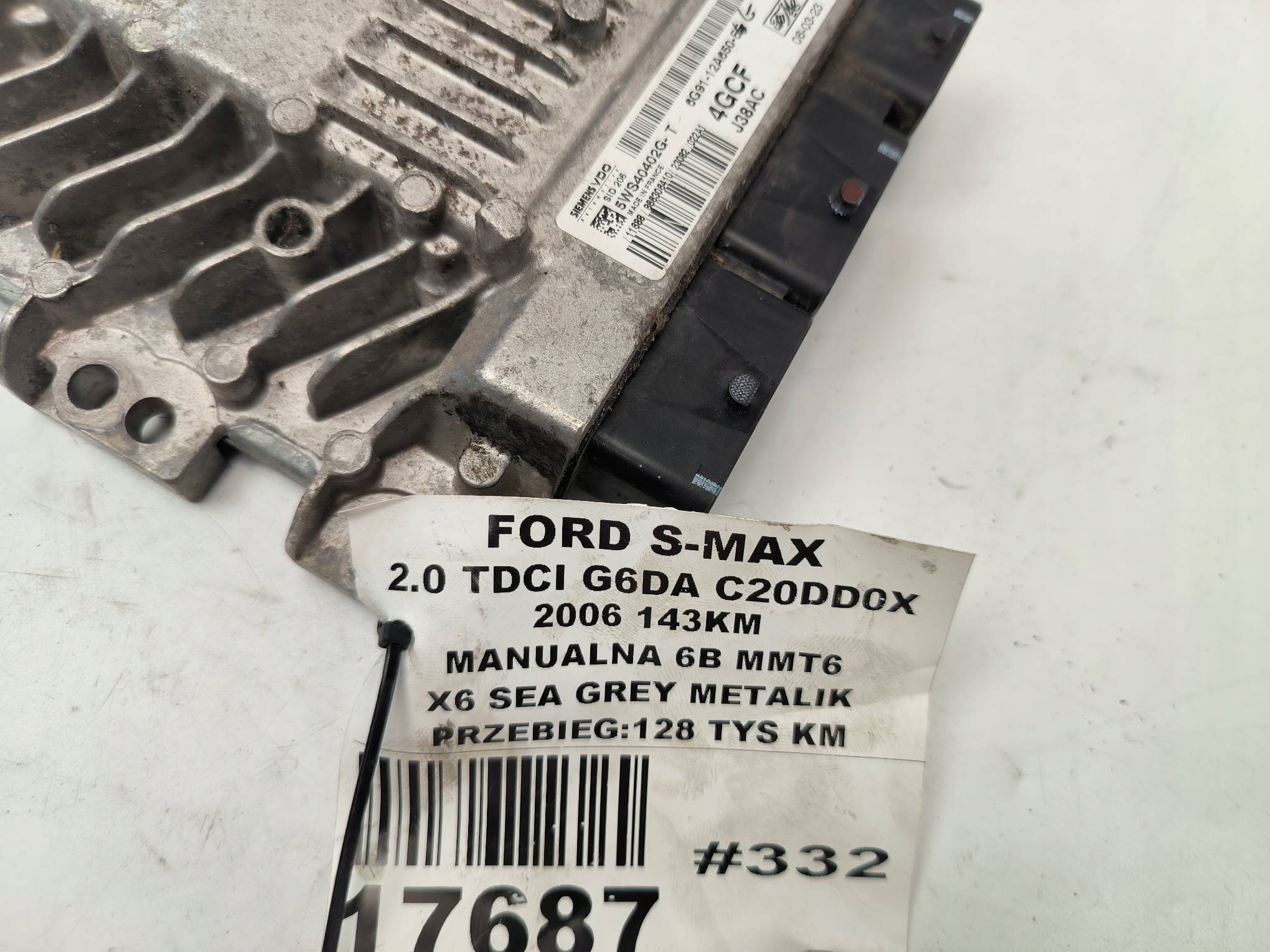 Computer 5WS40402GT FORD S-MAX